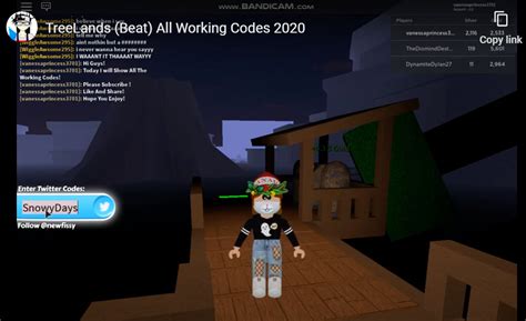 Roblox TreeLands Codes 2023 - Gameskeys.net