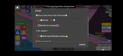 Roblox Troll Script Made By Gameguardian and CoolBoy263 V1.0 