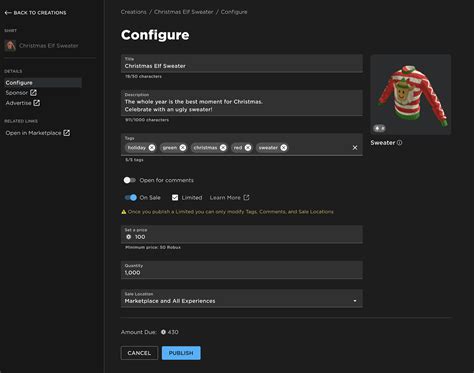 Roblox UGC Program Enables Creators to Sell Exclusive Digital 