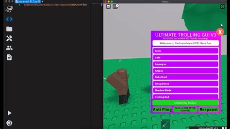 Roblox ultimate trolling gui. Gui roblox. Скрипты в роблокс гуи. Гонер роблокс. Roblox bypass.