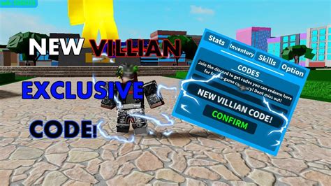 Roblox Villian Codes - YouTube