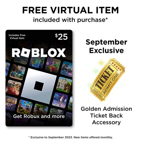 Roblox Virtual Gift Card