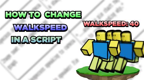 Roblox WalkSpeed And JumpPower Changer Script! - YouTube