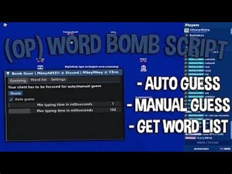 Roblox Word Bomb Script (2023) - Gaming Pirate