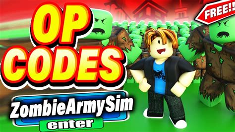 Roblox Zombie Army Simulator Codes (February 2023)