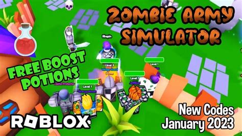 Roblox Zombie Army Simulator Codes (January 2023)