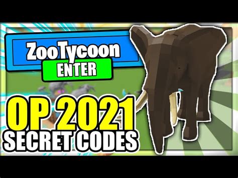 Roblox Zoo Tycoon Codes (September 2021)