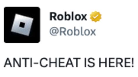 Roblox anti cheat is finally activated - General - Cookie Tech