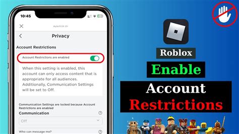 Roblox app is asking for Restrictions to be turned off in order to work