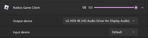 Roblox audio doesn\'t switch to higher priority device when I plug in 