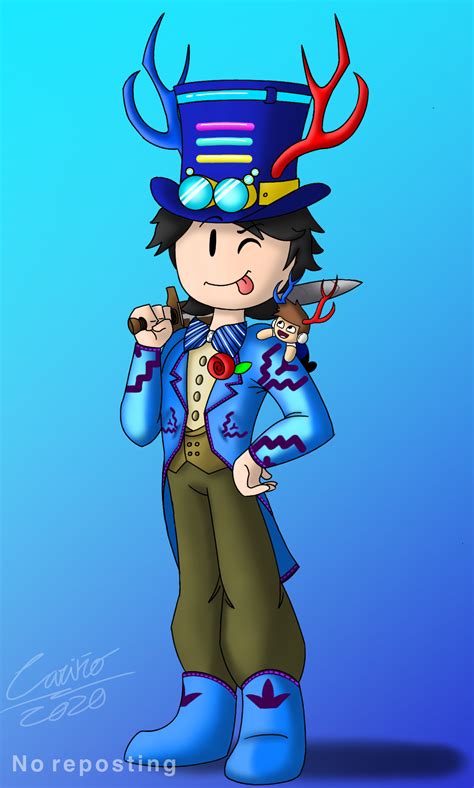 Roblox avatar art request (Commission) by CarinoIsUnique26 on 