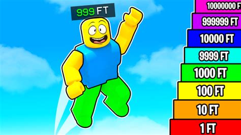 Roblox but every second you get +1 jump - Roblox