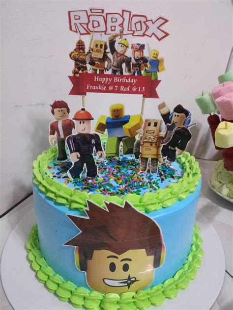Roblox cake en buttercream