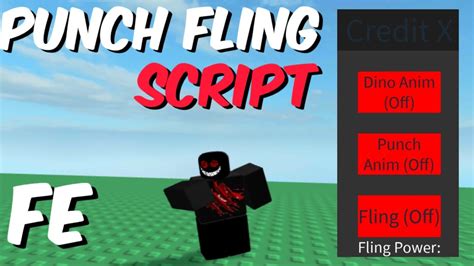 Roblox fe punch fling script pastebin