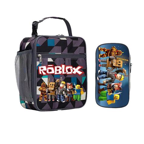 Roblox game Design Lunch Box waterproof Portable Insulated 