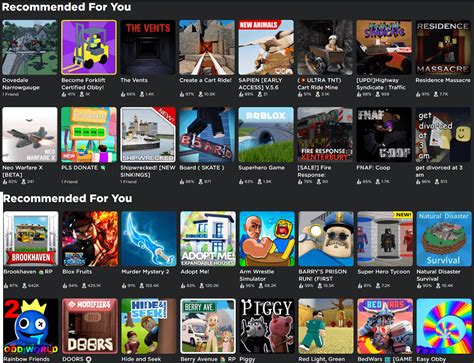 Roblox game recommendations suck, so I made Roblox Tinder 