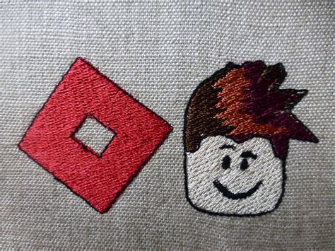 Roblox gamer embroidery design