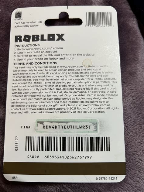 Roblox Gift Card Codes - Bermopara