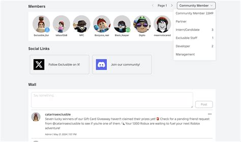 Ilustración de jugadores en un grupo de Roblox.