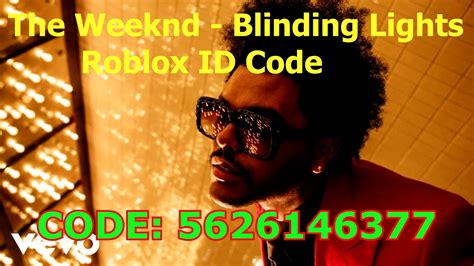 Roblox id for blinding lights