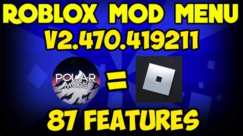 Roblox mod menu v2.470.419211 features 87 updated features 