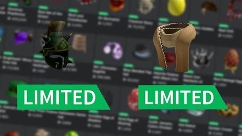 Roblox new limiteds : r/RobloxTrading