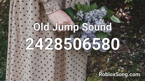 Roblox old jump sound Roblox ID