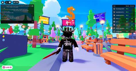 Roblox player creating a world