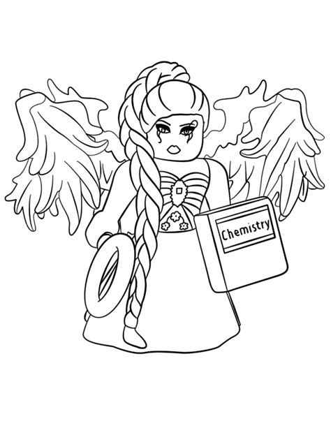 Roblox royale high with chemistry book Coloring Pages - Roblox 