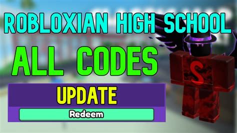 Robloxian High School Codes - Roblox - June 2023 -