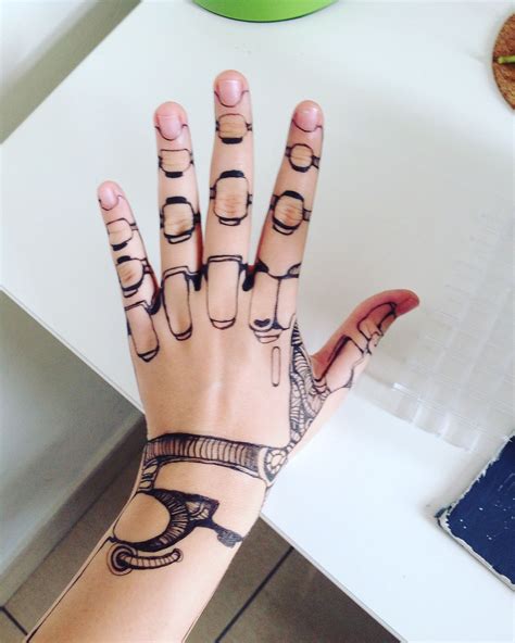 Robot Hand Tattoo