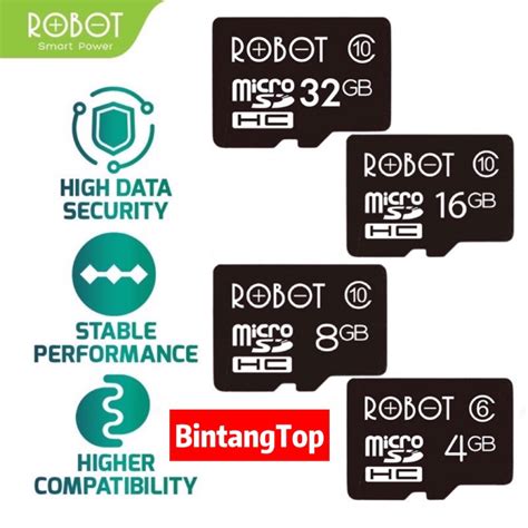 Robot Memory Micro SD Garansi
