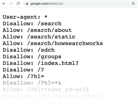 Robots.txt Syntax