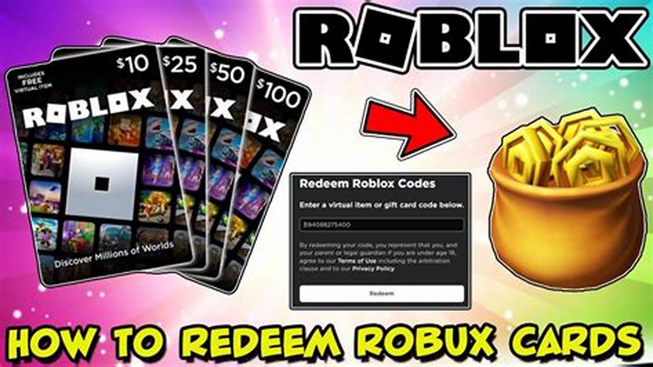 Robux Codes 2024 February