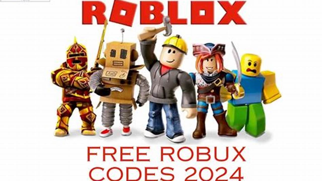 Robux Codes 2024 Free Online