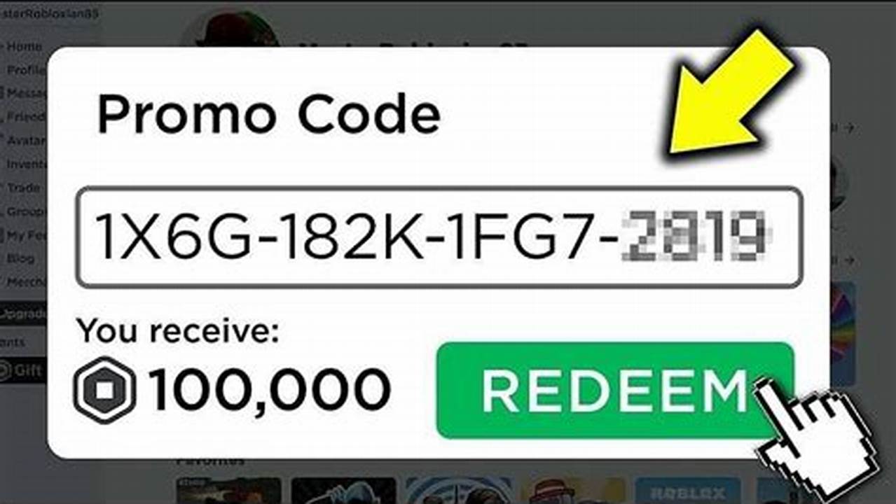 Robux Codes 2024 Not Expired List