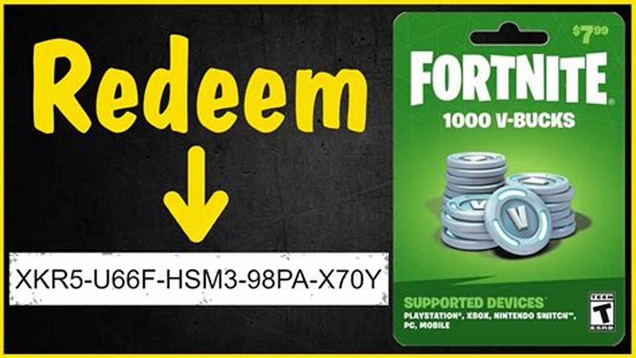 Robux Codes 2024 Redeem Fortnite