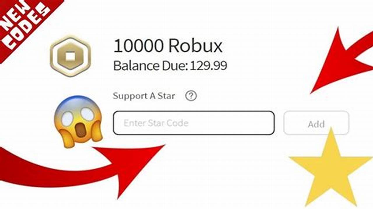 Robux Star Codes 2024