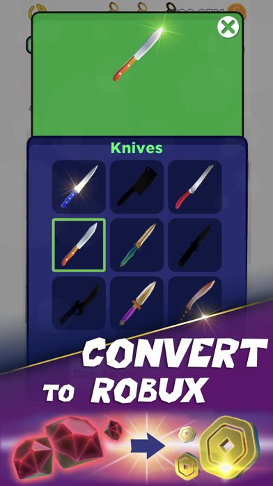 Robux Knives for Roblox na App Store