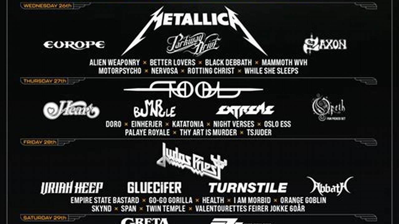 Rock Concert Festivals 2024