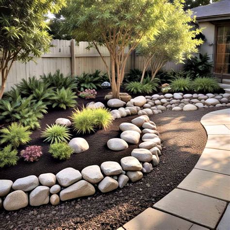 Rock And Mulch Landscape Pictures