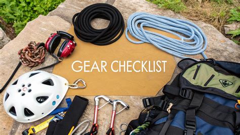 Rock Climbing Gear Checklist