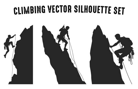 Download Rock Climbing Man Bundle For Silhouette