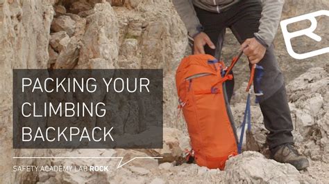 Rock Climbing Packing