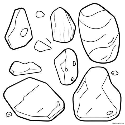 Rock Coloring Page