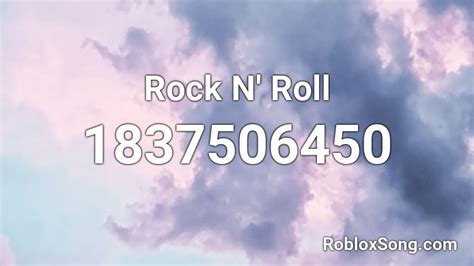 Rock N\' Roll Roblox ID - Roblox music codes