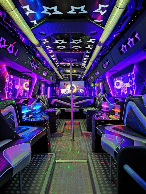 RockStar Party Bus dancefloor