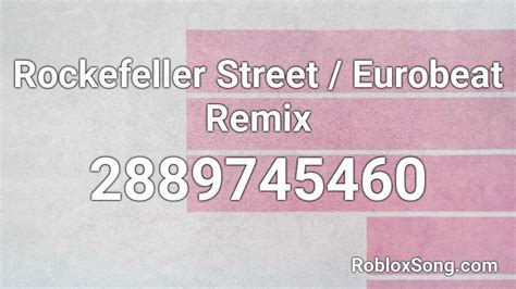 Rockefeller Street Roblox ID - Roblox Music Codes | Roblox, Songs 