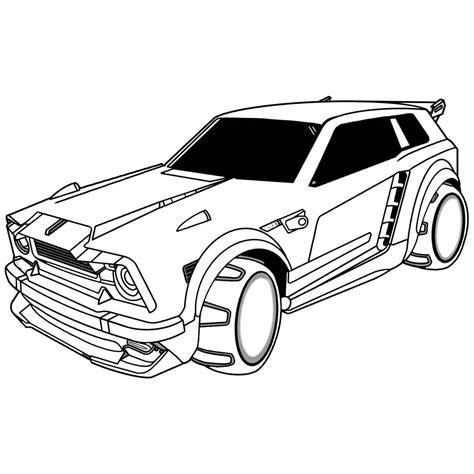 Rocket League Coloring Pages